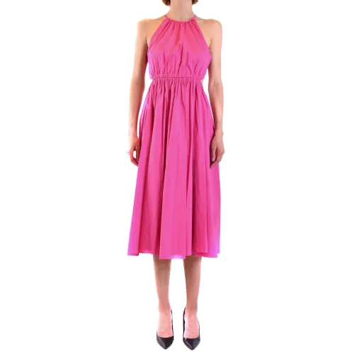 Michael Kors , Stylish Midi Day Dresses Collection ,Pink female, Sizes: