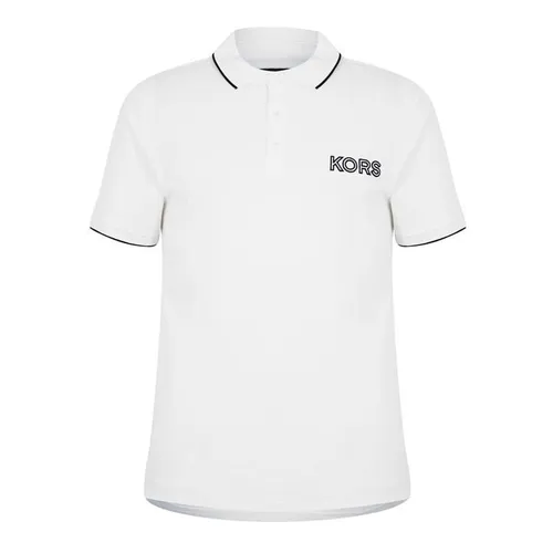 Michael Kors Tipped Polo Shirt - White