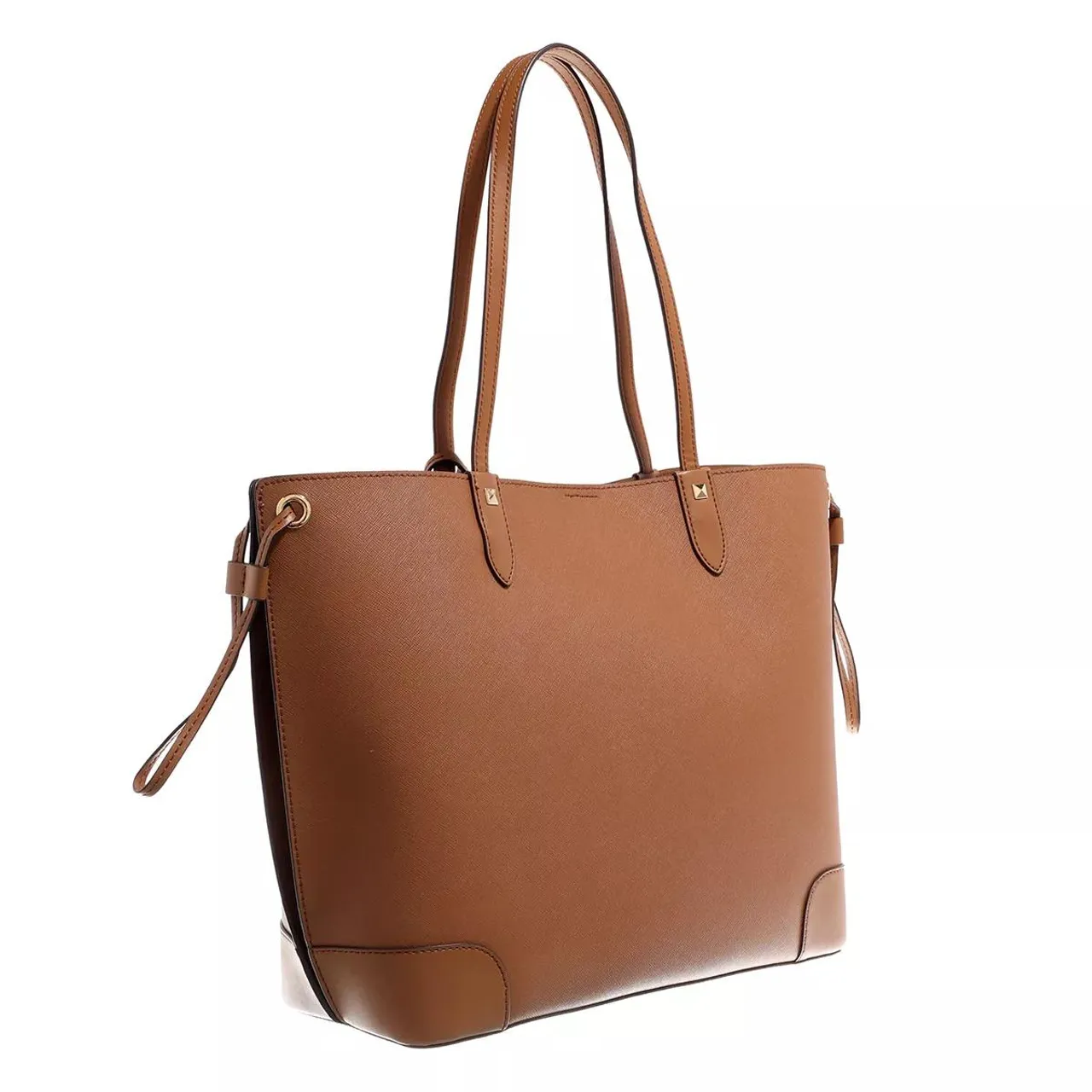 Michael Kors Tote Bags - Double Sided Saffiano Backing - cognac - Tote Bags for ladies
