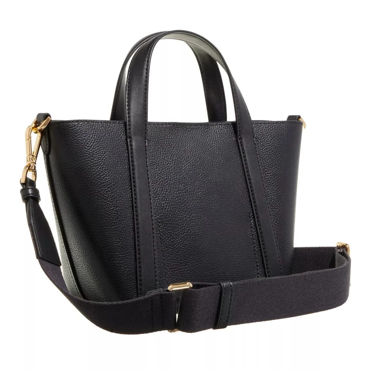 Michael Kors Tote Bags - Hadleigh Small Double Handle Tote Messenger - black - Tote Bags for ladies