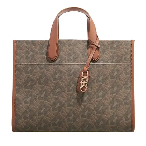 Michael Kors Tote Bags - Lg Grab Tote - brown - Tote Bags for ladies