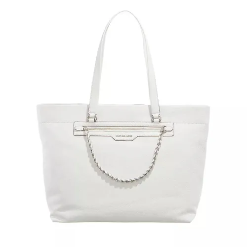 Michael Kors Tote Bags - Slater Large Top-Zip Tote - white - Tote Bags for ladies