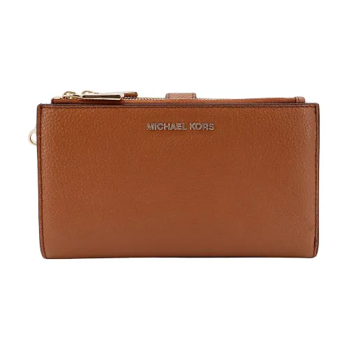 Michael Kors , Womens Accessories Wallets Brown Ss24 ,Brown female, Sizes: ONE SIZE