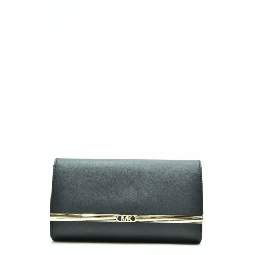 Michael Kors , Womens Bags Clutches Black Ss24 ,Black female, Sizes: ONE SIZE