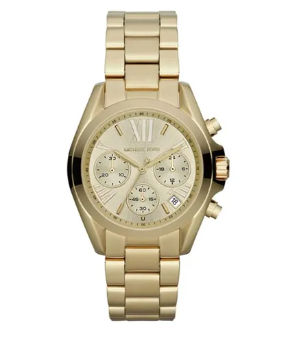 Michael Kors Womens Ladies' Bradshaw Mini Watch MK5798 - Gold Metal - One Size