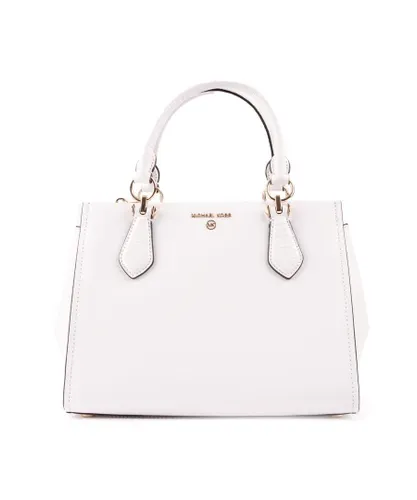 Michael Kors Womens Marilyn Handbag - White - One Size