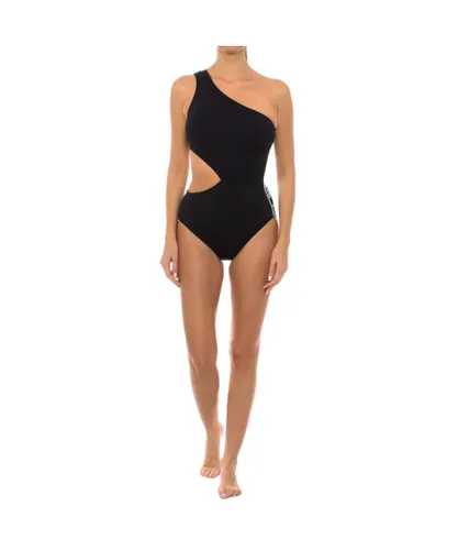 Michael Kors Womens One-strap swimsuit MM2M483 woman - Black Polyamide