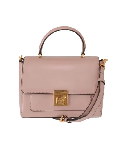 Michael Kors WoMens Pink MINDY Leather Shoulder Bag - One Size