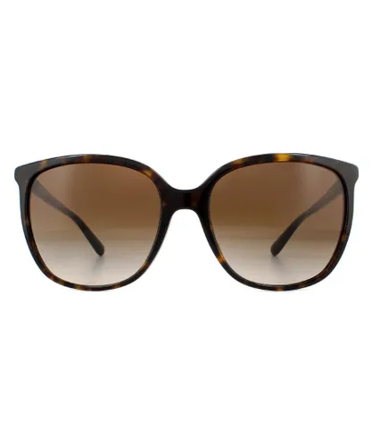 Michael Kors Womens Sunglasses Anaheim MK2137U 300613 Dark Tortoise Brown Gradient - One