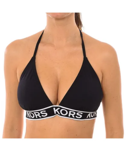 Michael Kors Womens Triangle bikini bra MM2M710 woman - Black polyamide