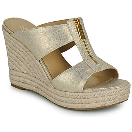 MICHAEL Michael Kors  BRADLEY MULE  women's Mules / Casual Shoes in Gold