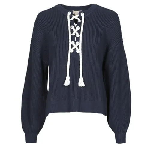 MICHAEL Michael Kors  EASY ROPE LACE SWTR  women's Sweater in Blue