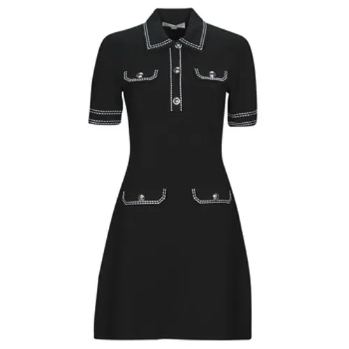 MICHAEL Michael Kors  ECO POP STCH BUTTON DRS  women's Dress in Black