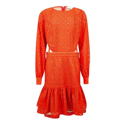 MICHAEL Michael Kors Eyelet Dress - Orange