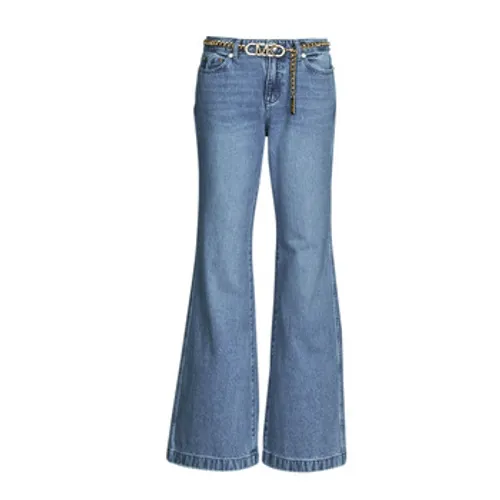 MICHAEL Michael Kors  FLARE CHAIN BELT DNM JEAN  women's Flare / wide jeans in Blue