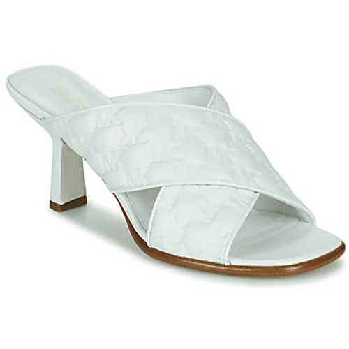 MICHAEL Michael Kors  GIDEON MULE  women's Mules / Casual Shoes in White