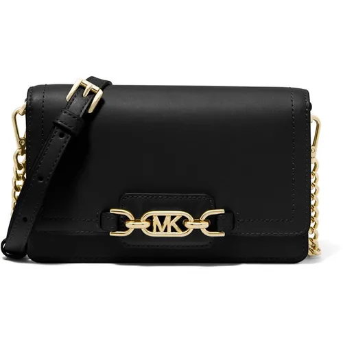 MICHAEL Michael Kors Heather XS Chain Crossbody Bag - Black