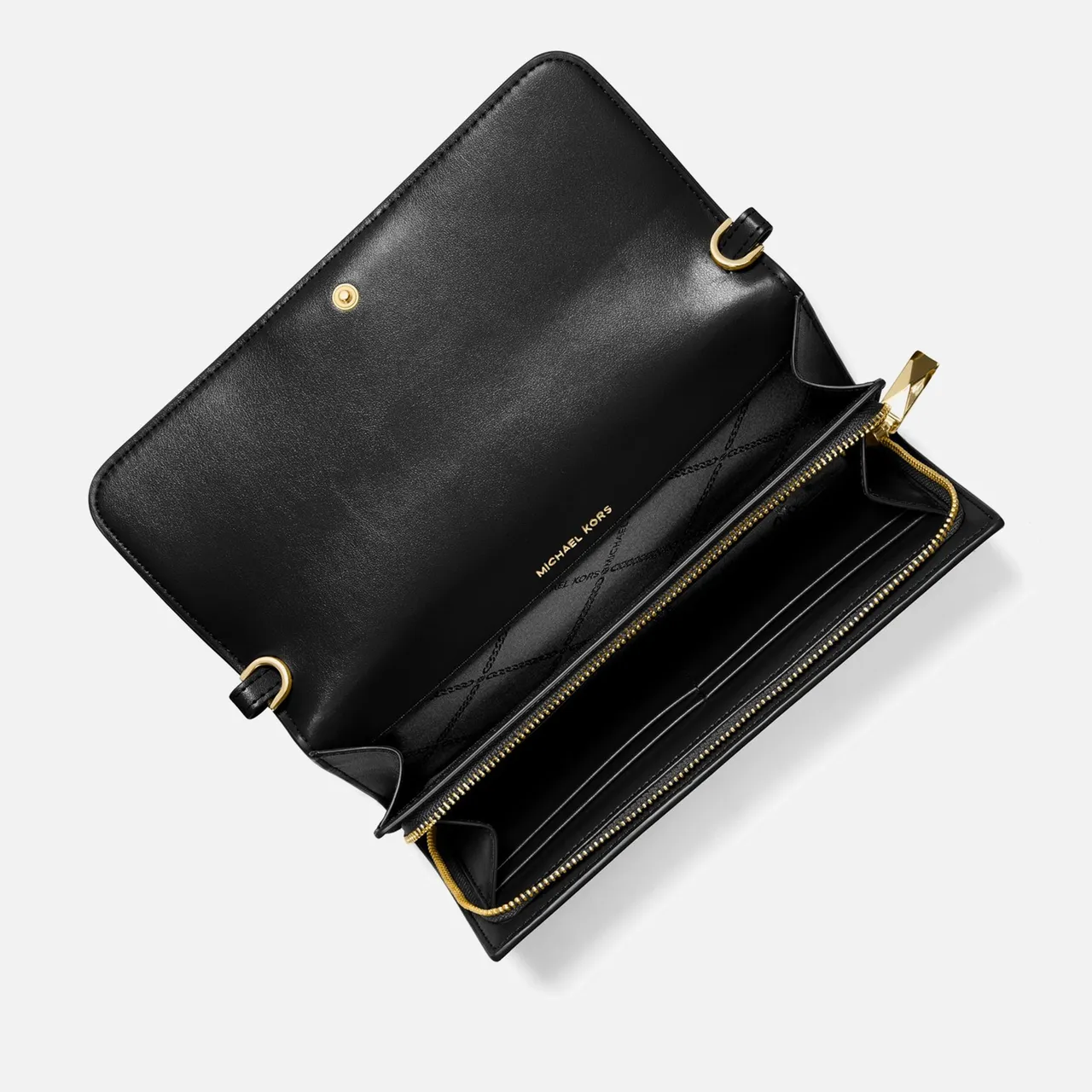 MICHAEL Michael Kors Jet Set Large Leather Wallet Bag
