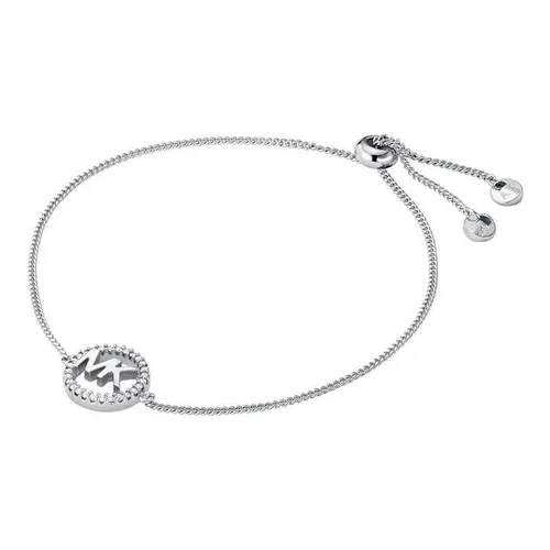 MICHAEL Michael Kors Logo Charm Bracelet - Silver