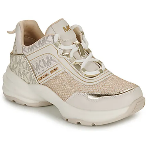 MICHAEL Michael Kors  OLYMPIA  girls's Children's Shoes (Trainers) in Beige