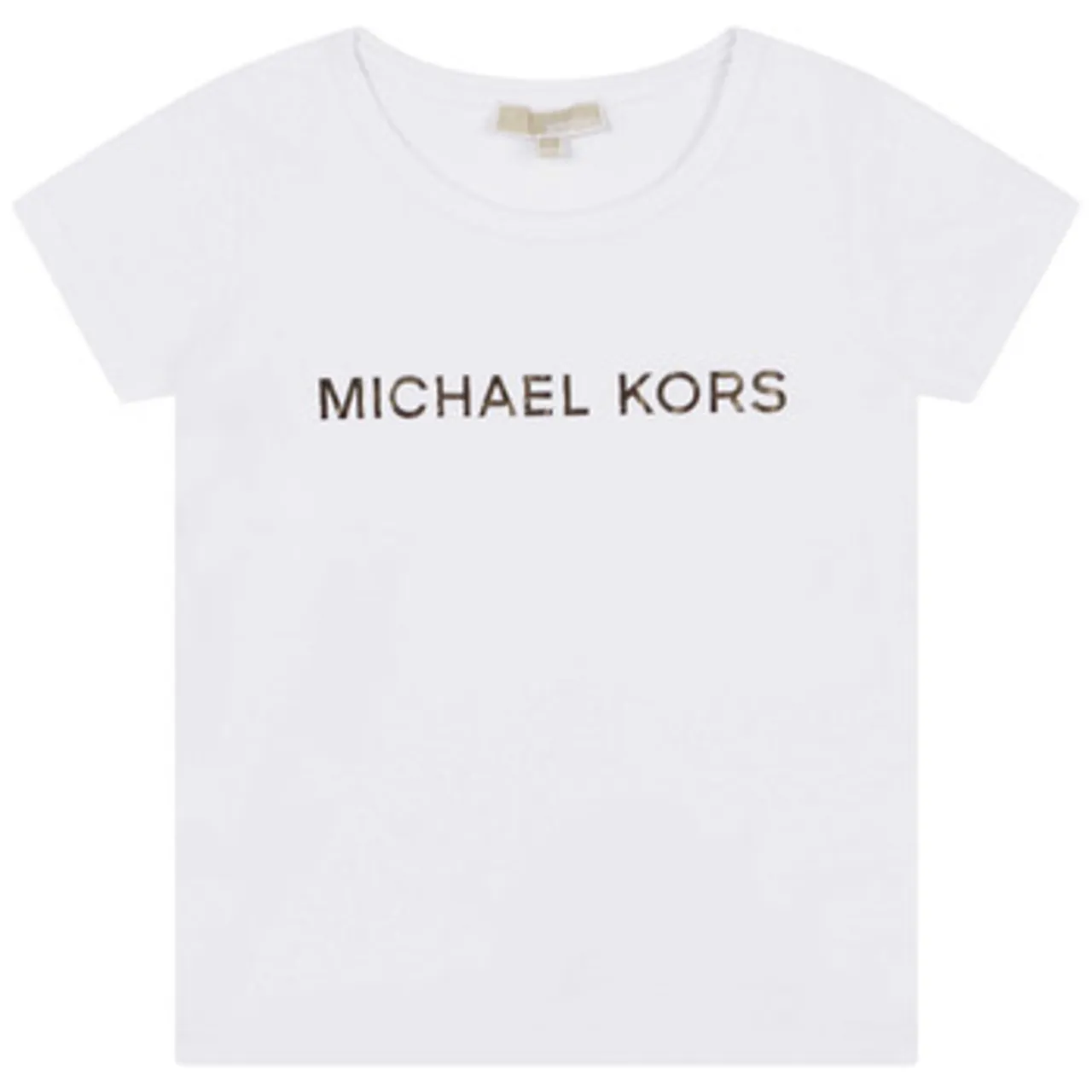 MICHAEL Michael Kors  R15164-10P-C  girls's Children's T shirt in White