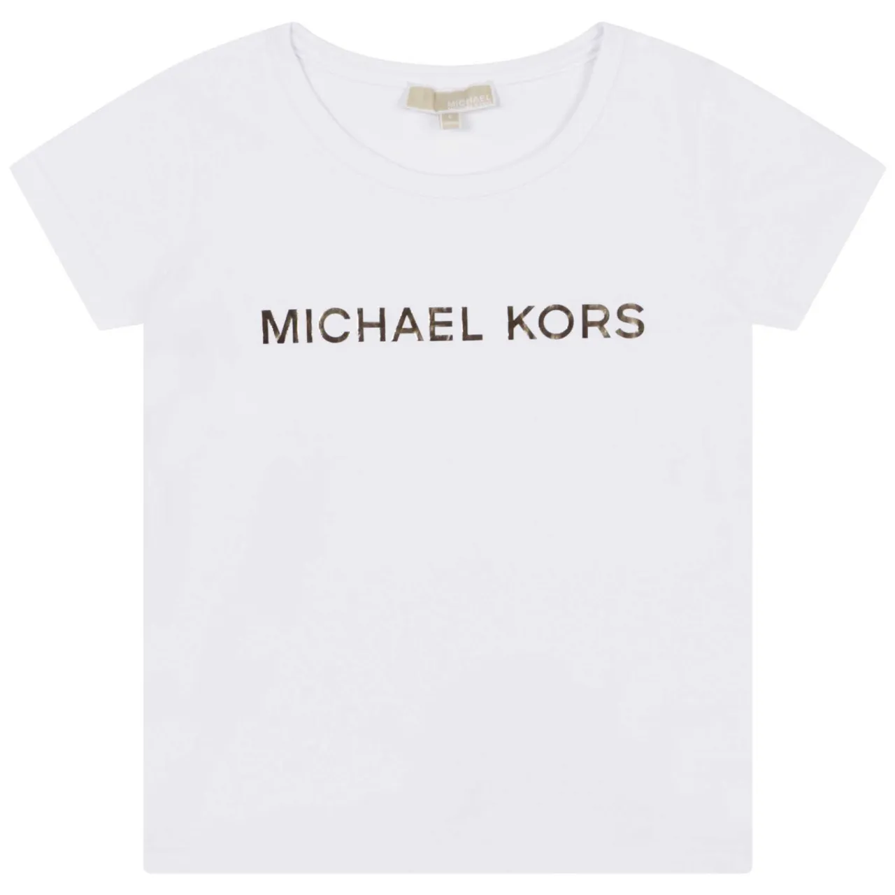 MICHAEL Michael Kors  R15164-10P-C  girls's Children's T shirt in White