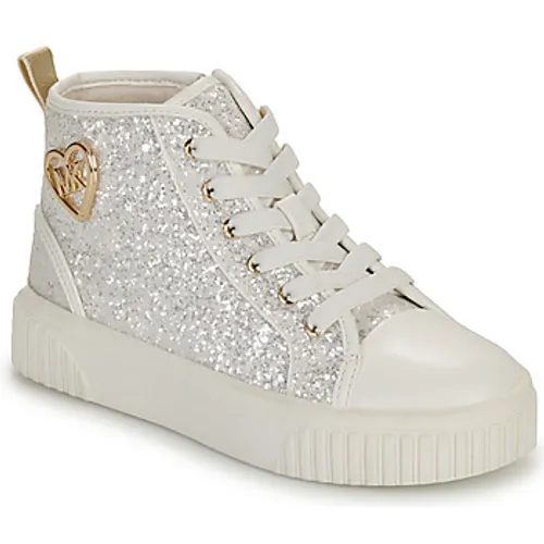 MICHAEL Michael Kors  SKATE SPLIT 3 GLITTER  girls's Children's Shoes (High-top Trainers) in White