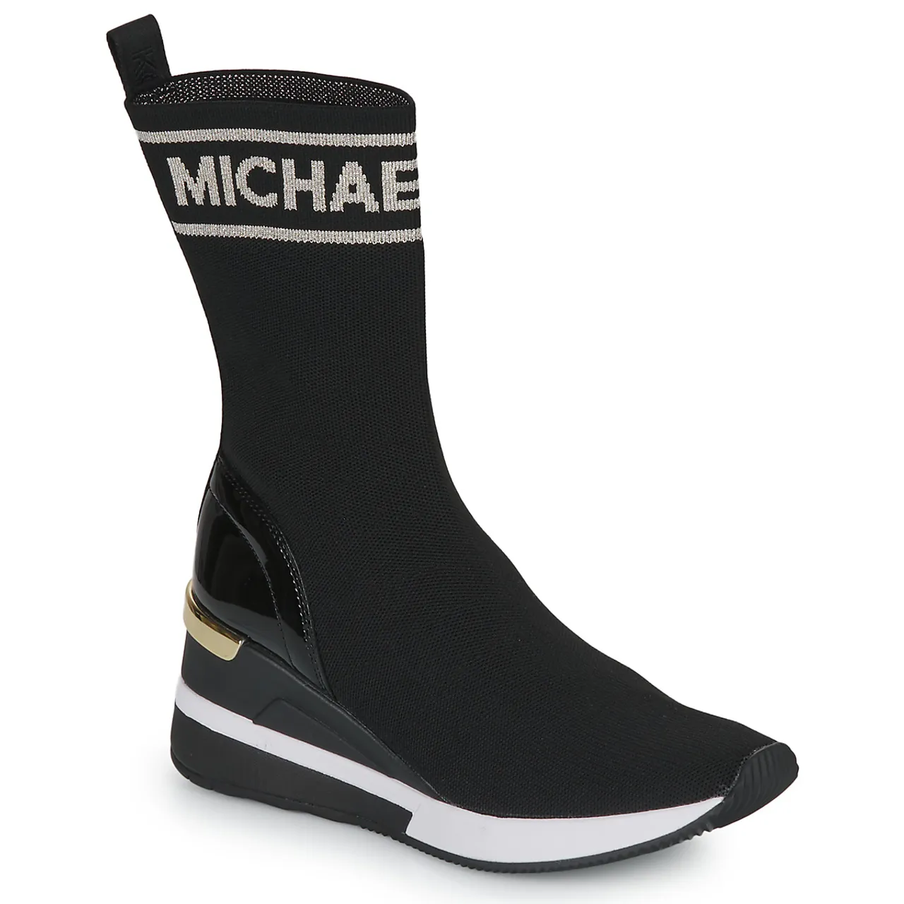 MICHAEL Michael Kors  SKYLER TALL BOOTIE  women's Shoes (High-top Trainers) in Black