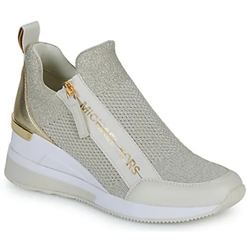 MICHAEL Michael Kors  WILLIS WEDGE TRAINER  women's Shoes (Trainers) in White