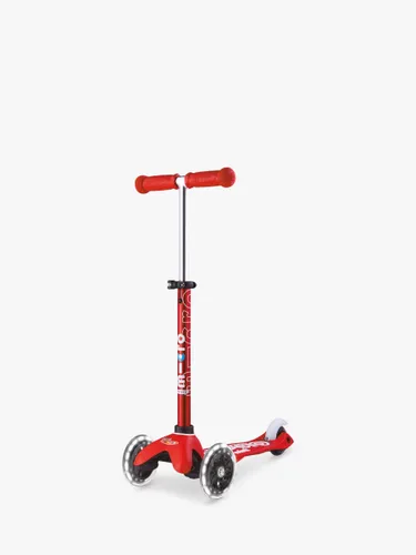 Micro Scooters Mini Deluxe LED Scooter - Red - Unisex