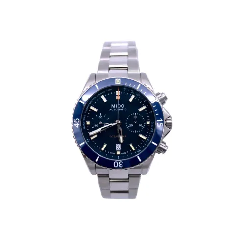 Mido , Ocean Star Chronograph ,Blue male, Sizes: ONE SIZE