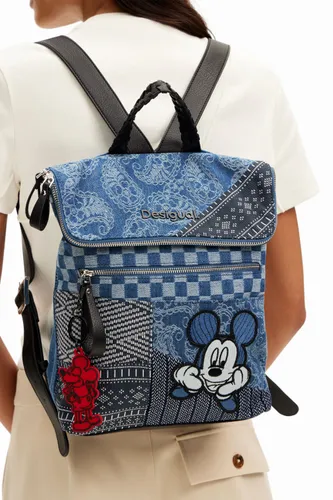 Midsize denim Mickey Mouse backpack - BLUE - U
