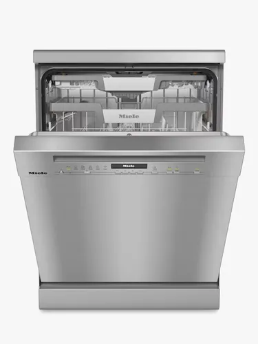 Miele G7130 SC Freestanding Dishwasher, Clean Steel - Clean Steel - Unisex