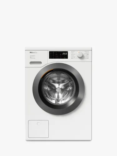 Miele WED164 Freestanding Washing Machine, 9kg Load, 1400rpm, White - White - Unisex
