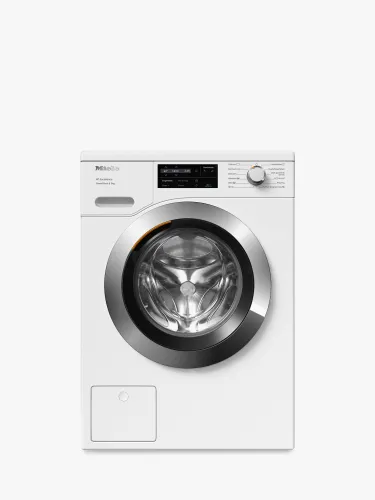 Miele WEG365 Freestanding Washing Machine, 9kg Load, 1400rpm Spin, White - White - Unisex