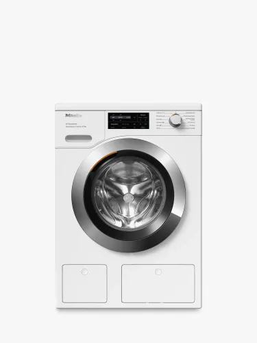 Miele WEI865 Freestanding Washing Machine, 9kg Load, 1600rpm Spin, White - White - Unisex