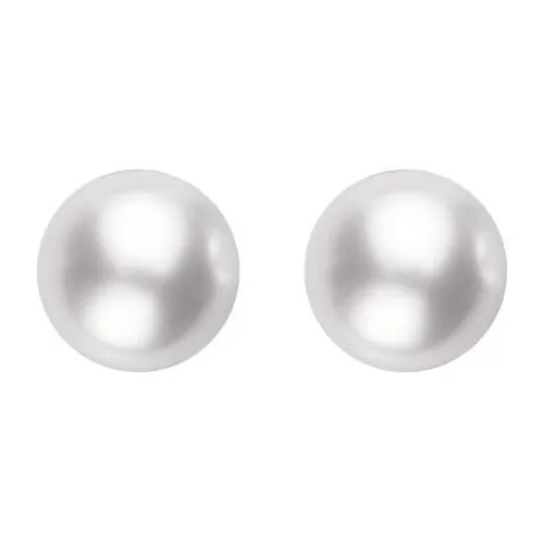 Mikimoto 18ct White Gold 7mm White Grade AA Pearl Stud Earrings - White Gold