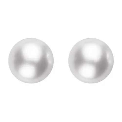 Mikimoto 18ct Yellow Gold 6mm White Grade AA Pearl Stud Earrings - TITLE Yellow Gold