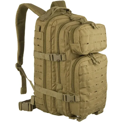 Mil-Tec US Assault 20L laser-cut coyote-coloured backpack.