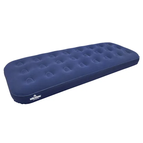 Milestone Camping 88000 Flocked Single Airbed/Easy Inflate