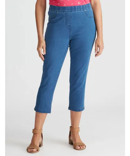 Millers - Womens Jeans - Blue Jeggings - Cotton Leggings - Denim Work Clothes - All Season - Mid Wash - Elastane - Office Wear - Fashion Trousers - Si