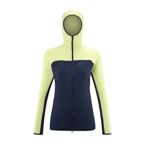 Millet , Fusion Grid Hoodie ,Blue female, Sizes: