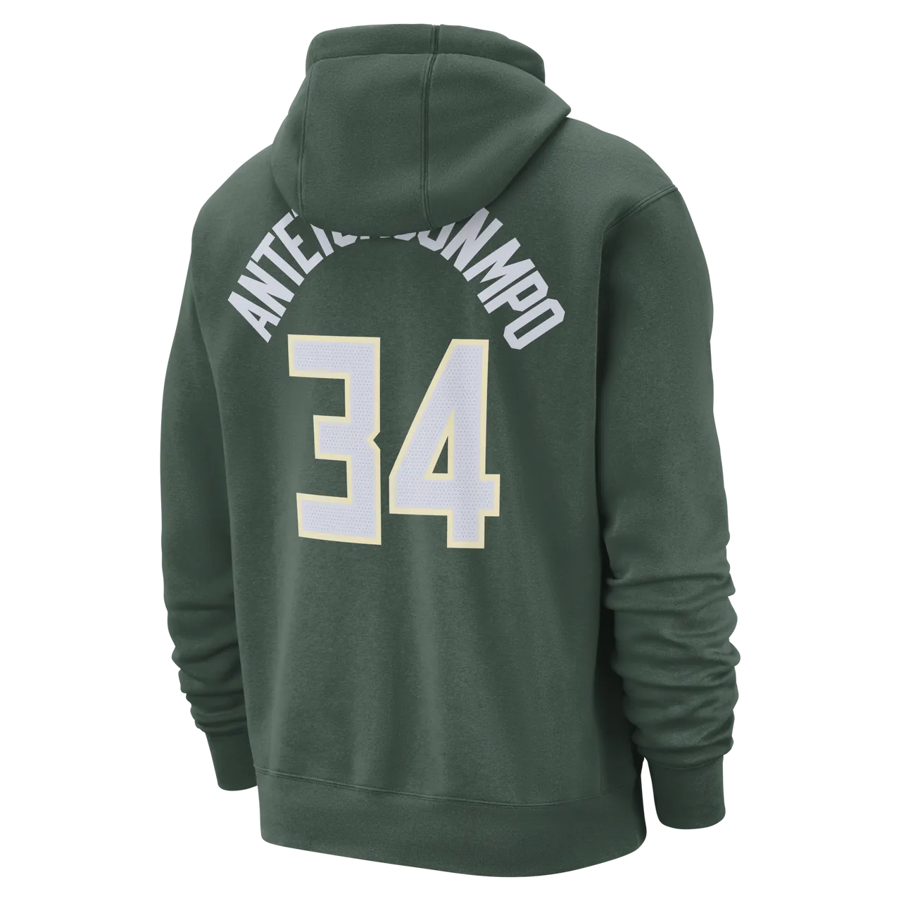 Milwaukee Bucks Club Men's Nike NBA Pullover Hoodie - Green - Cotton