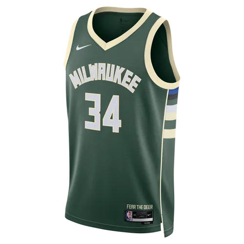 Milwaukee Bucks Icon Edition 2022/23 Men's Nike Dri-FIT NBA Swingman Jersey - Green - Polyester