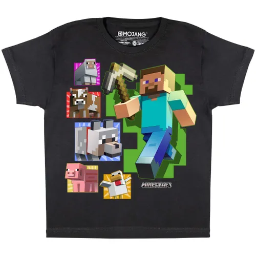 Minecraft Steve and Friends T-Shirt