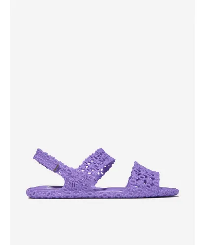 Mini Melissa Girls Isabela Capeto Panc Jelly Sandals - Purple PVC