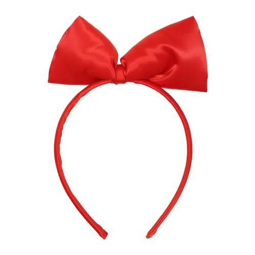 Mini Rodini , Red Bow Hairband ,Red female, Sizes: ONE