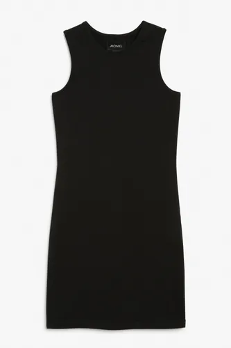 Mini sleeveless bodycon dress - Black