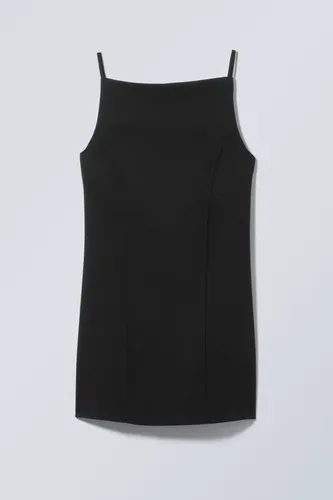 Mini Suiting Dress - Black