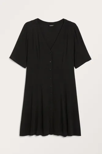 Mini v-neck dress - Black